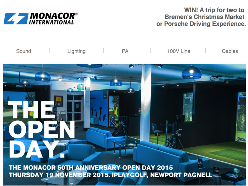 We Know AV - Monacor Open Day Image