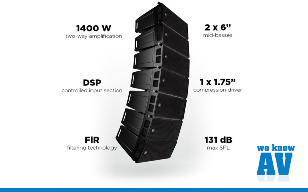 RCF Launch new HDL 6-A Line Array at ISE 2017